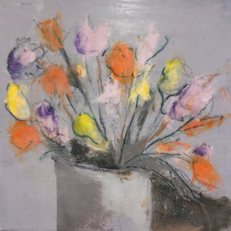 spring is here  50 x 50 x 4 cms 1.1